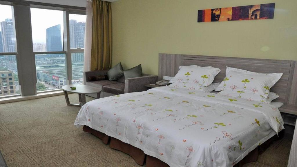 Manju Hotel Shaoxing Keqiao Wanda חדר תמונה